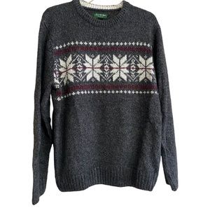 Winter Sweater Pullover David Taylor Sz Lg, Nordic Design